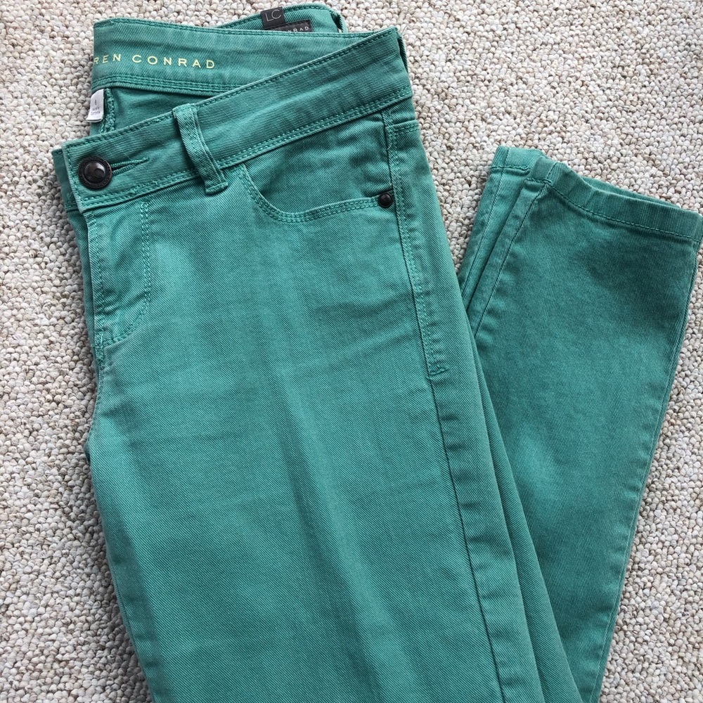 Lauren Conrad mint jeans